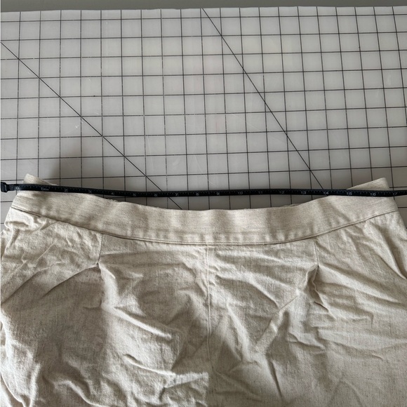 Madewell Pull On Shorts In Linen Cotton Womens Size XL - Picture 8 of 8